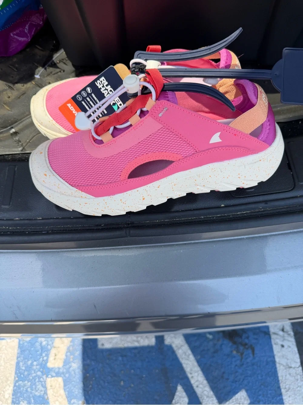 Children's Pink Water Shoe with Easy Bungee Fit